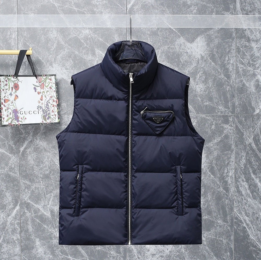 Chaleco Acolchado Re-Nylon Bolsillo Prada
