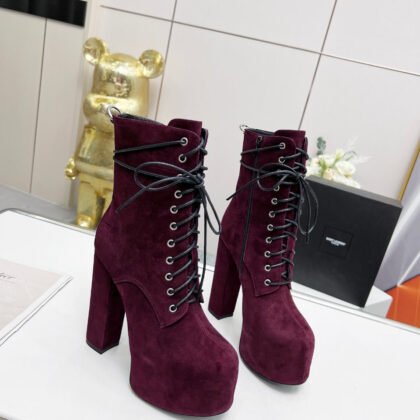 Botines Cherry de Plataforma Piel YSL