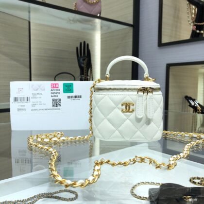 VANITY CASE PEQUEÑO CON CADENA CHANEL