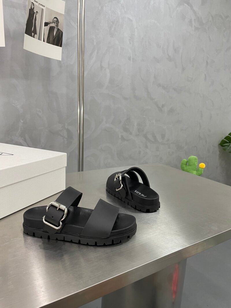 Sandalias de piel PRADA - Imagen 7