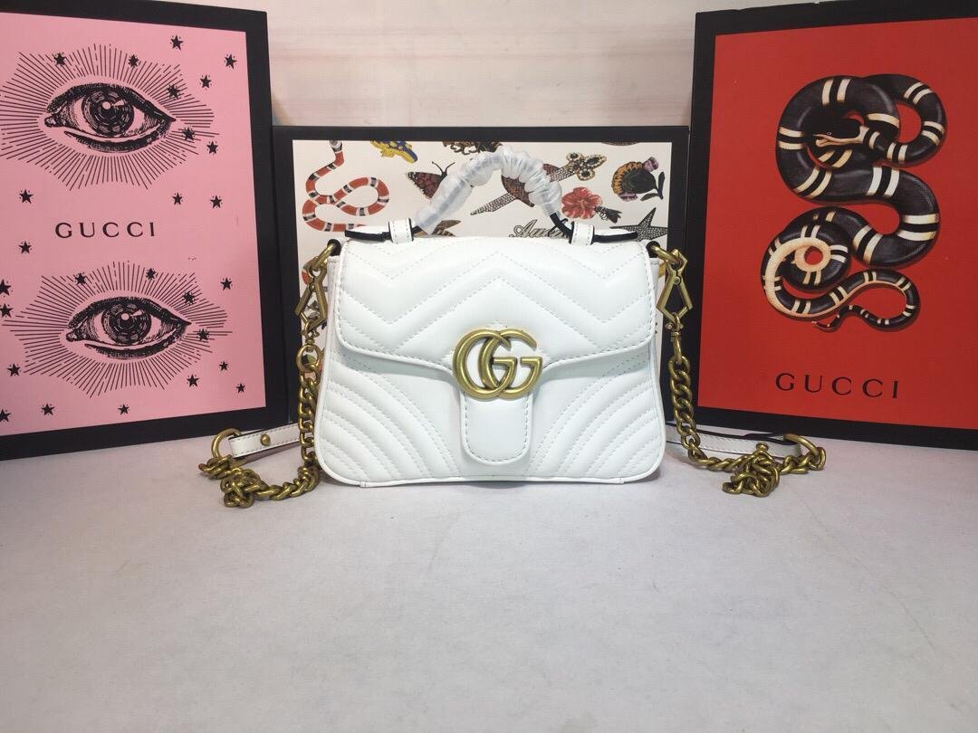 Bolso de Mano GG Marmont Pequeño GUCCI