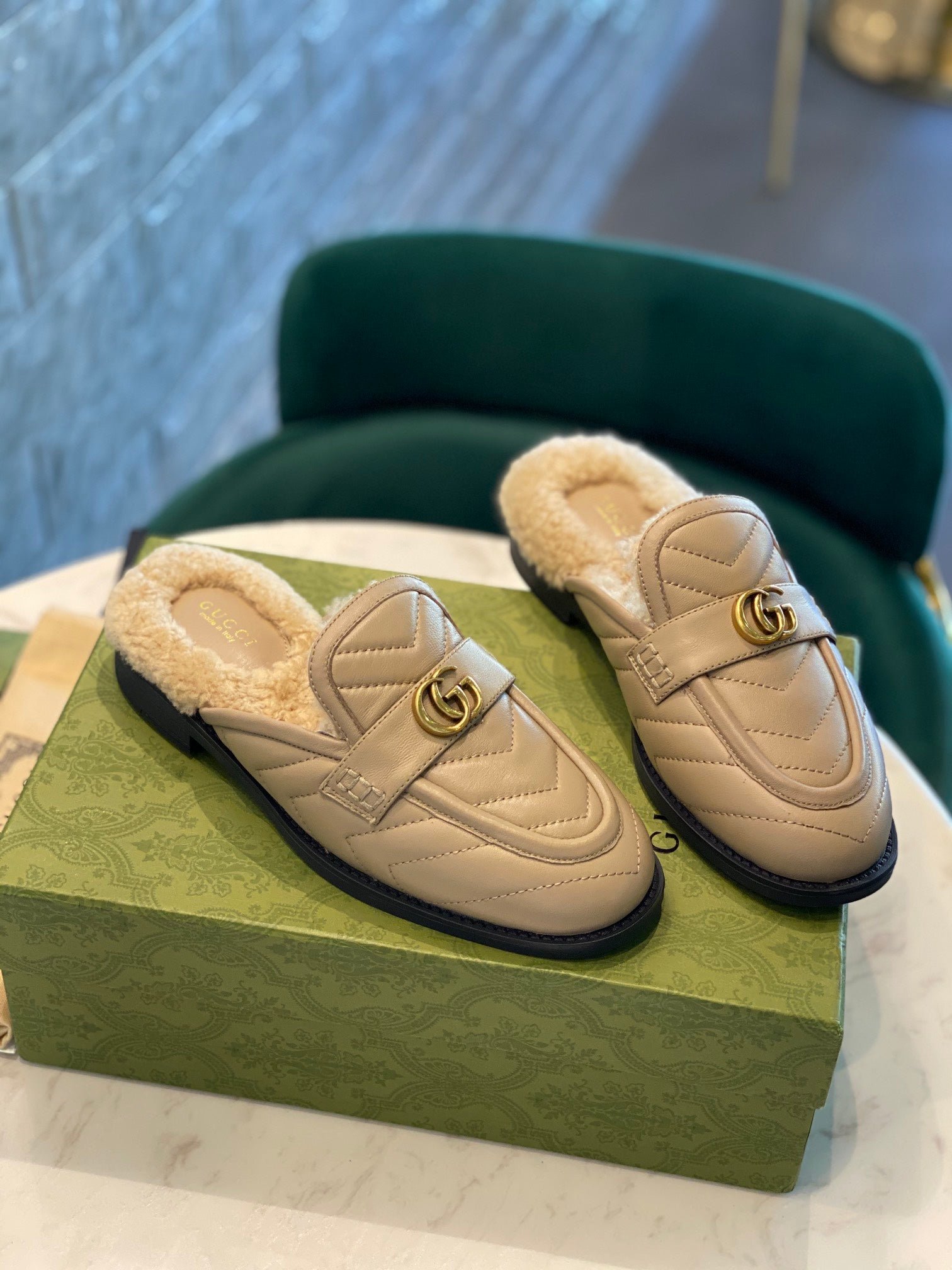 Mocasín con Doble G Gucci