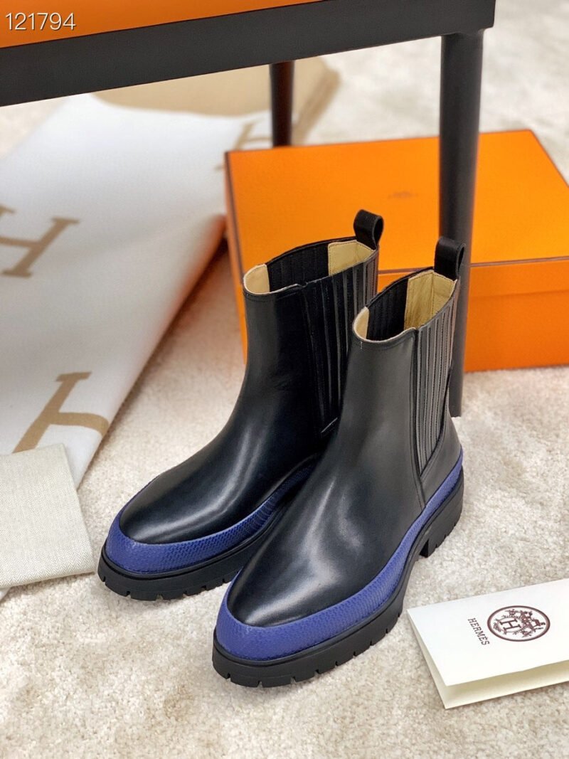 Botines de cuero HERMES - Imagen 2