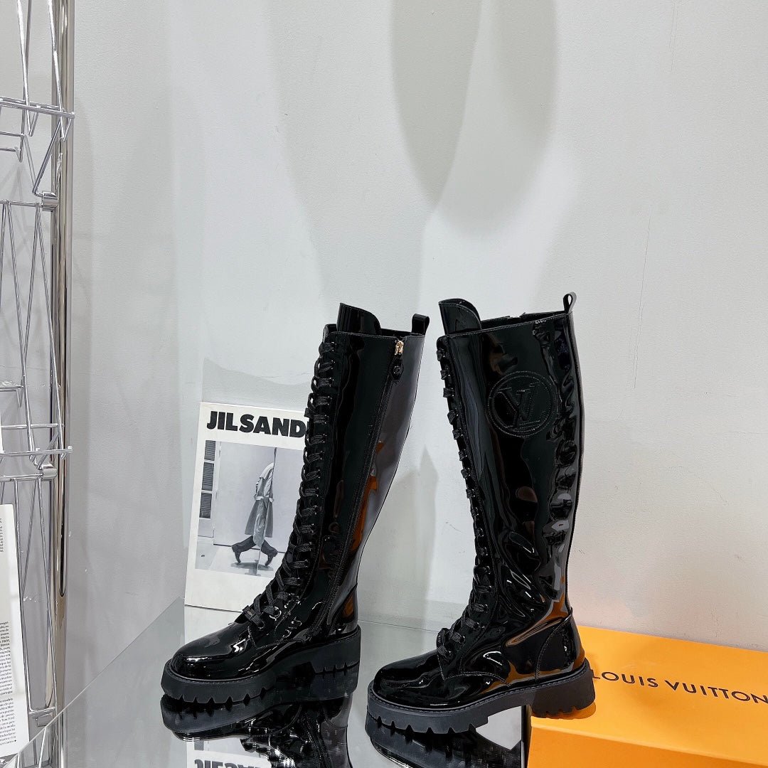 Bota Militar Alta Territory Louis Vuitton