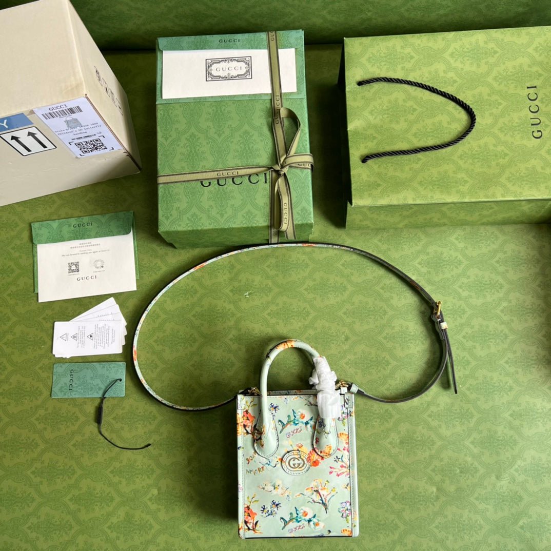 Minibolso tote con GG GUCCI