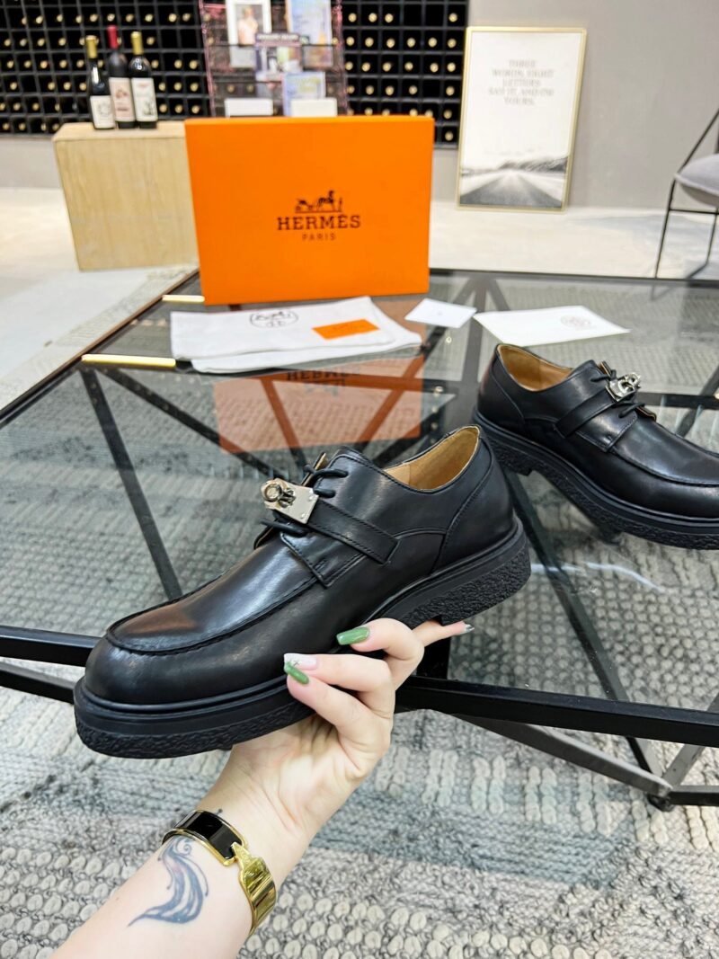 Zapatos Derbies First HERMES - Imagen 6