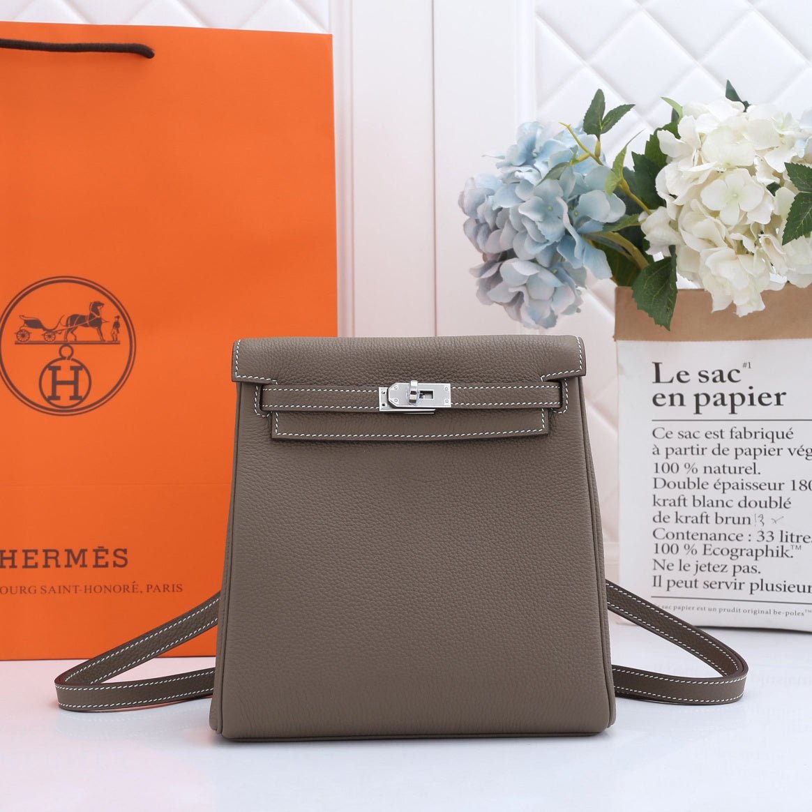 mochila Kelly Ado Hermès