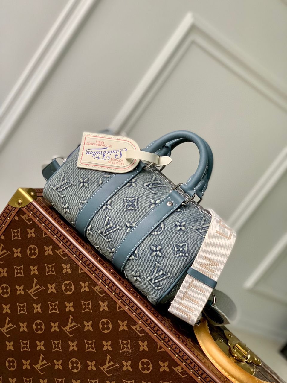 Bolso Keepall 25 con bandolera Louis Vuitton