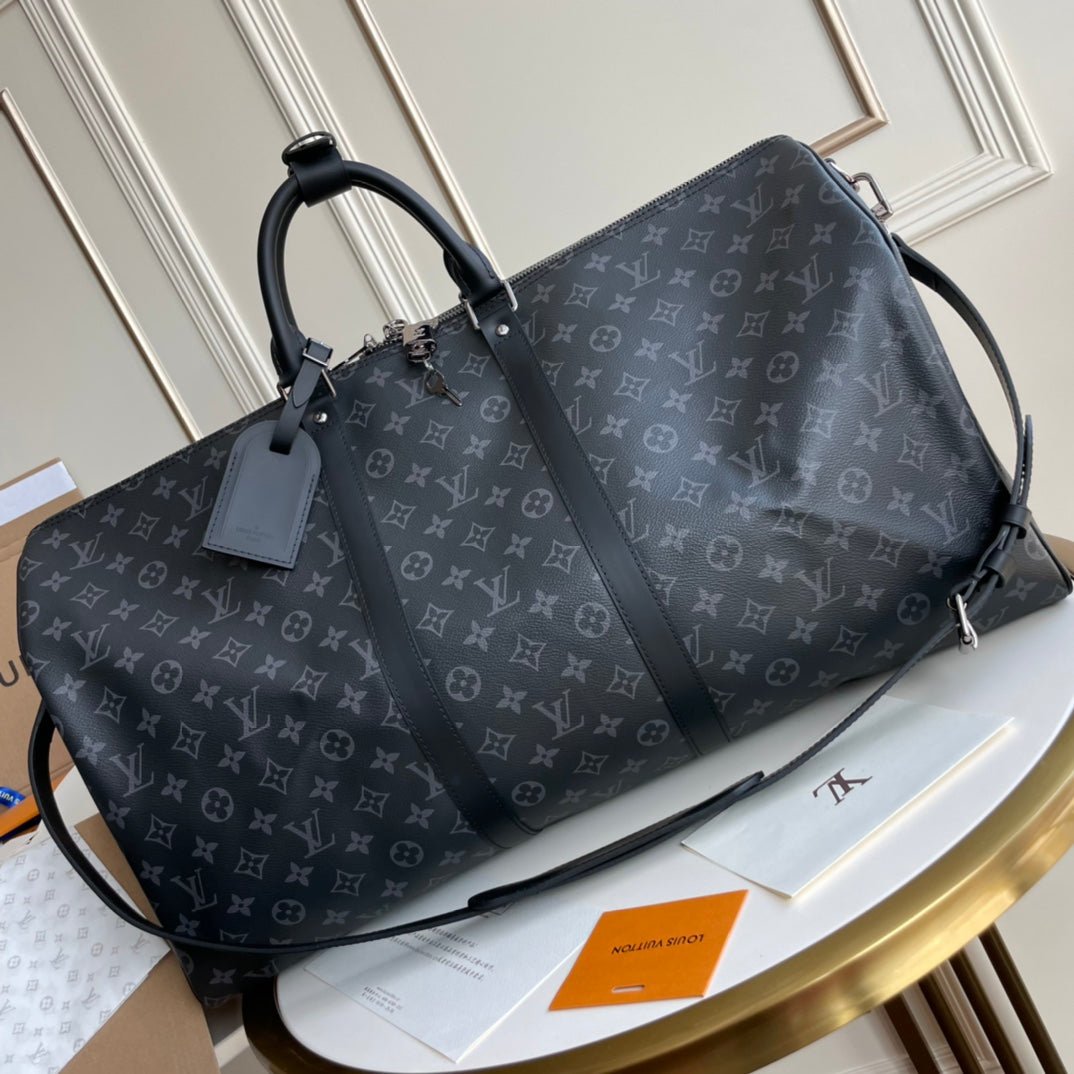 Bolso Keepall 55 con bandolera Louis Vuitton