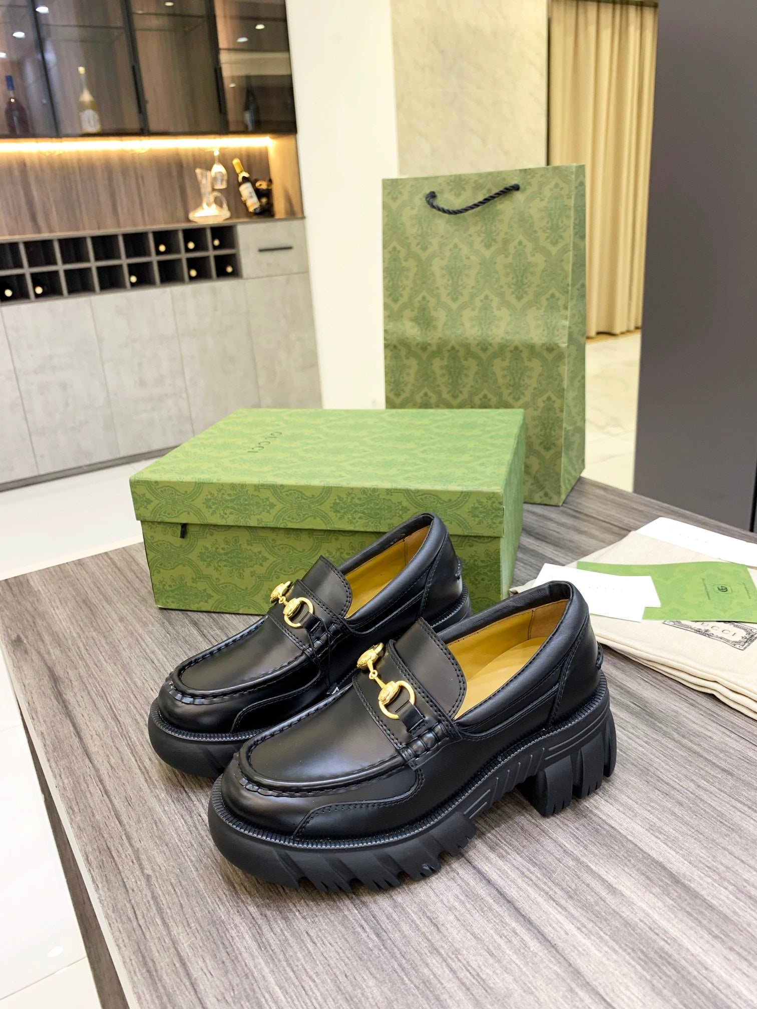 Mocasín con Horsebit Gucci