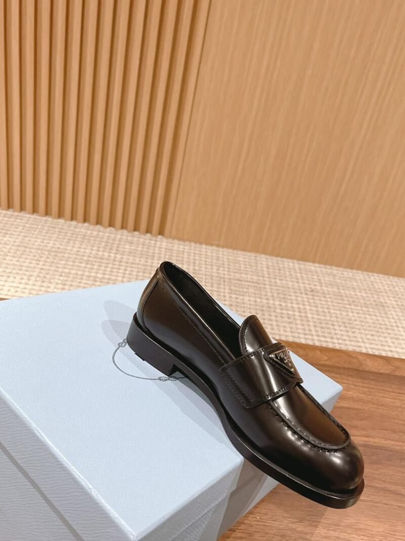 Mocasines de piel PRADA - Imagen 3