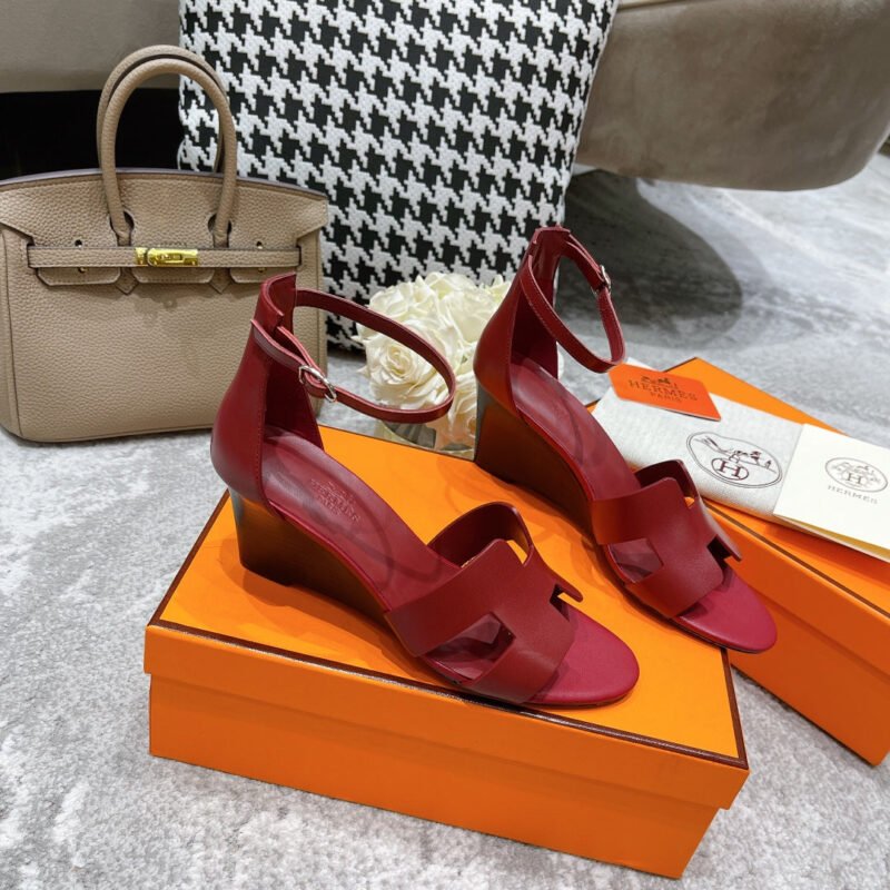 Sandalias Santorini de tacón HERMES - Imagen 5