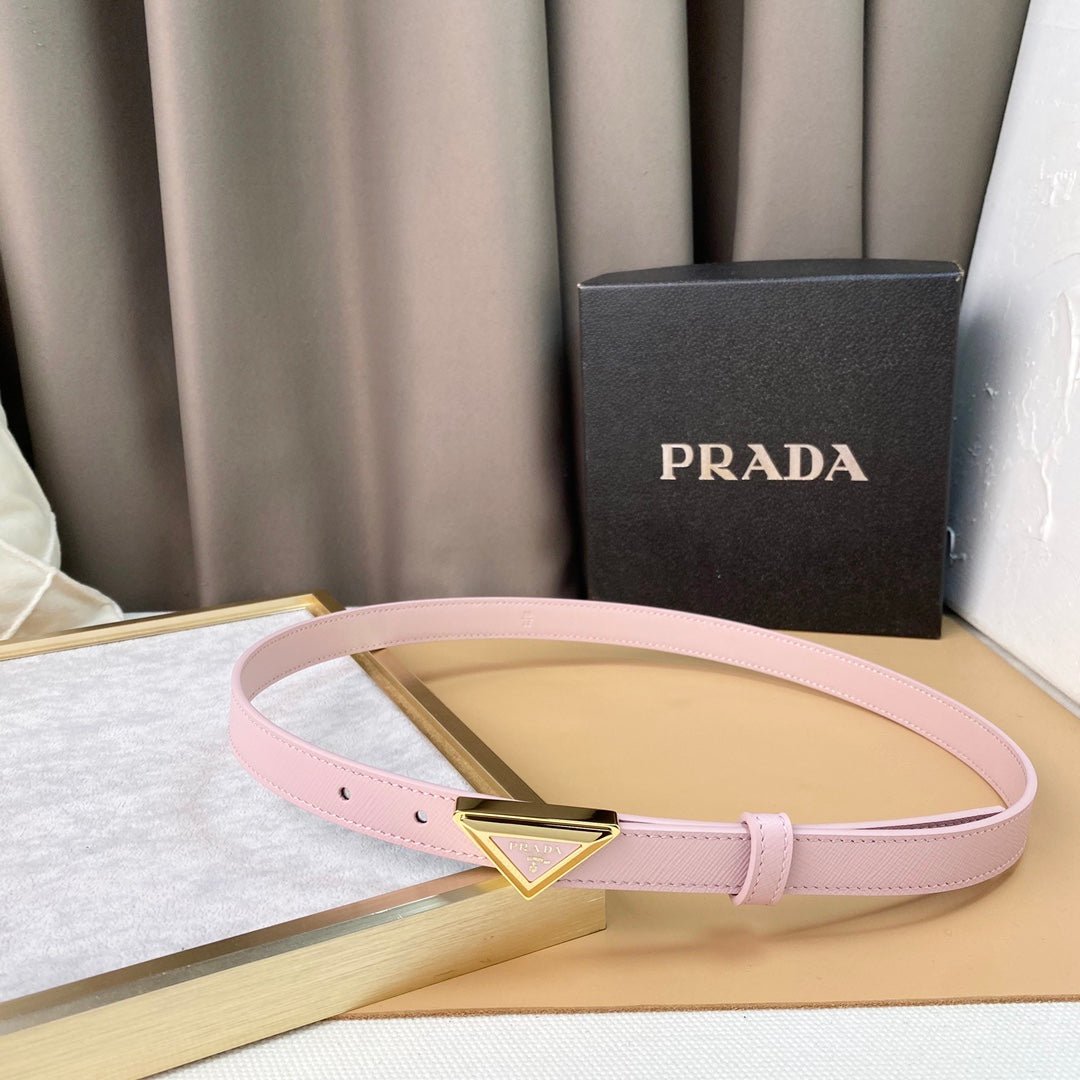 Cinturón de piel saffiano PRADA