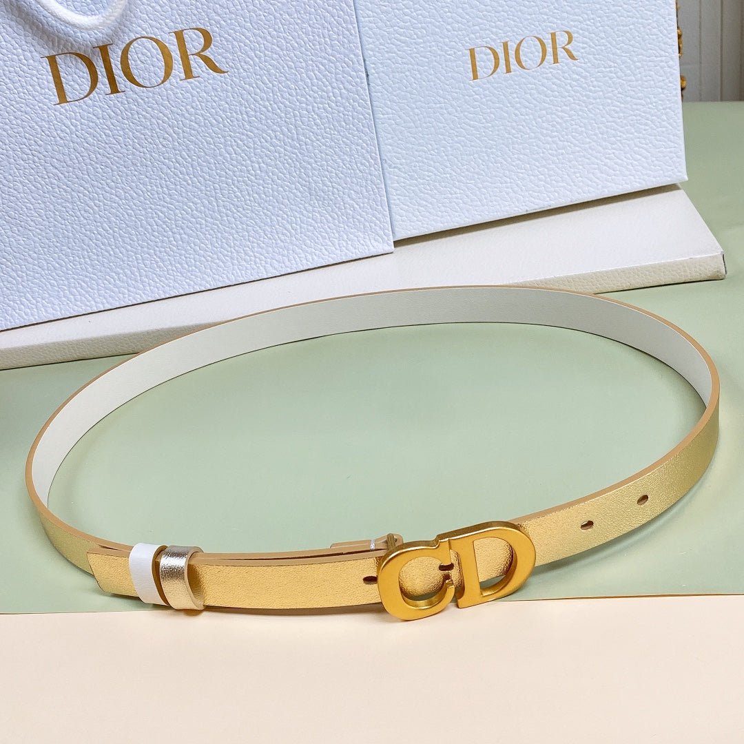 Cinturón reversible Saddle Dior Or DIOR
