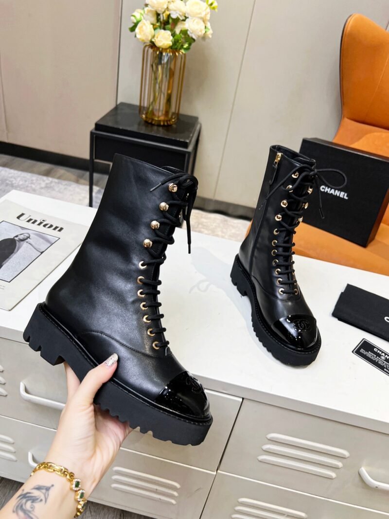 Botines de cordón Chanel - Imagen 4