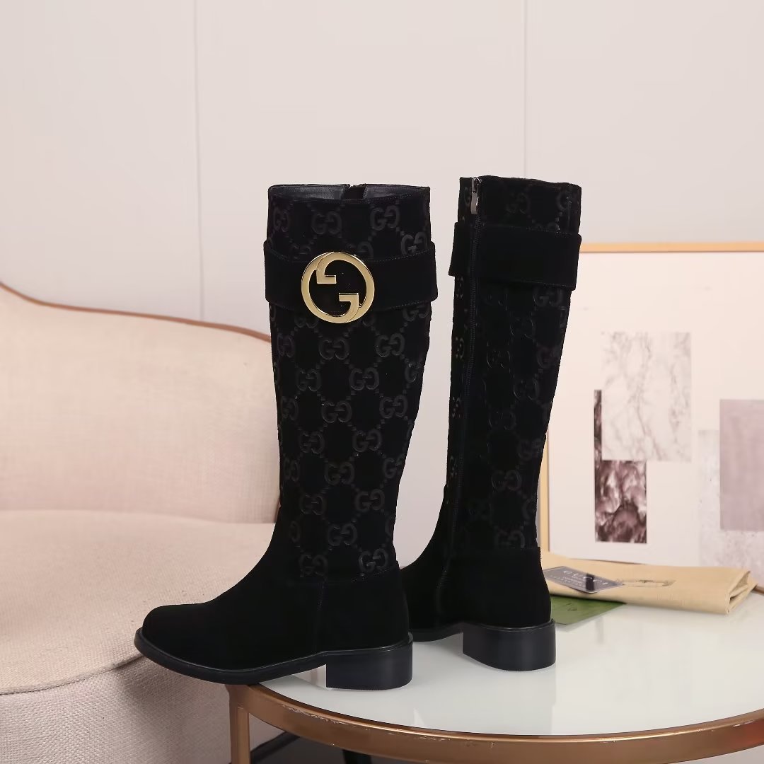 Bota Gucci Blondie con Lona GG