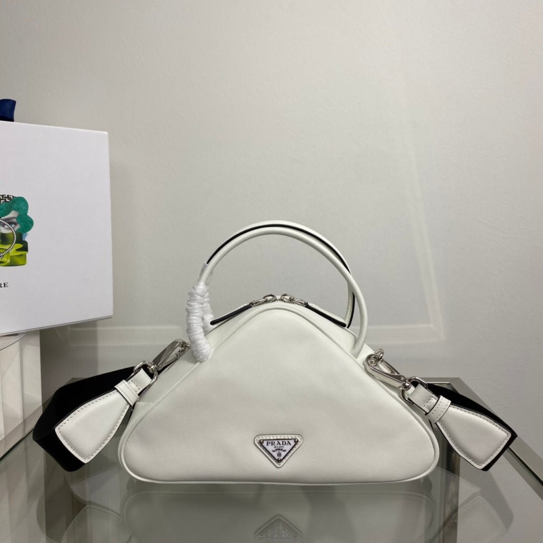 Bolso de piel con asa PRADA