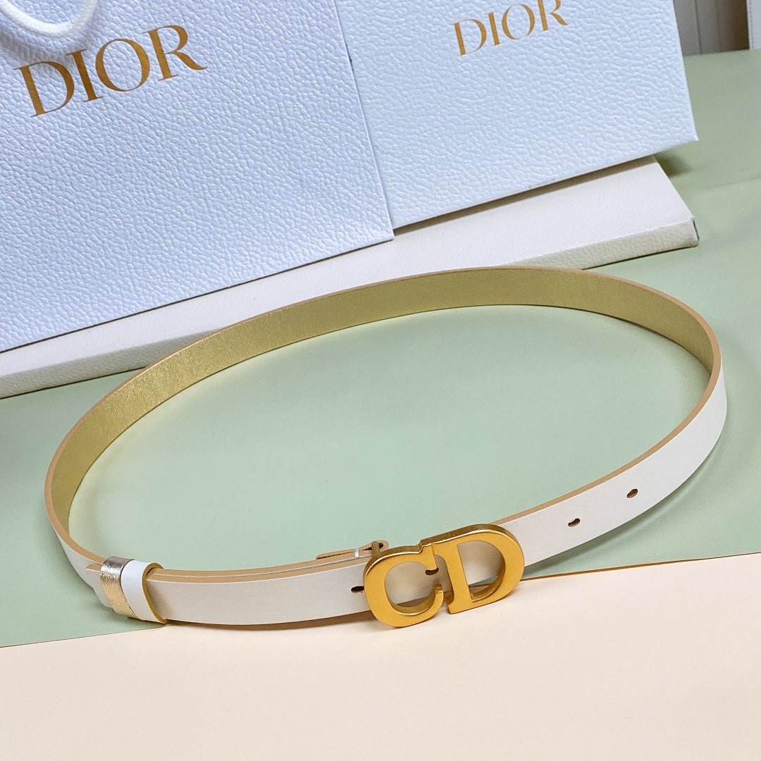 Cinturón reversible Saddle Dior Or DIOR