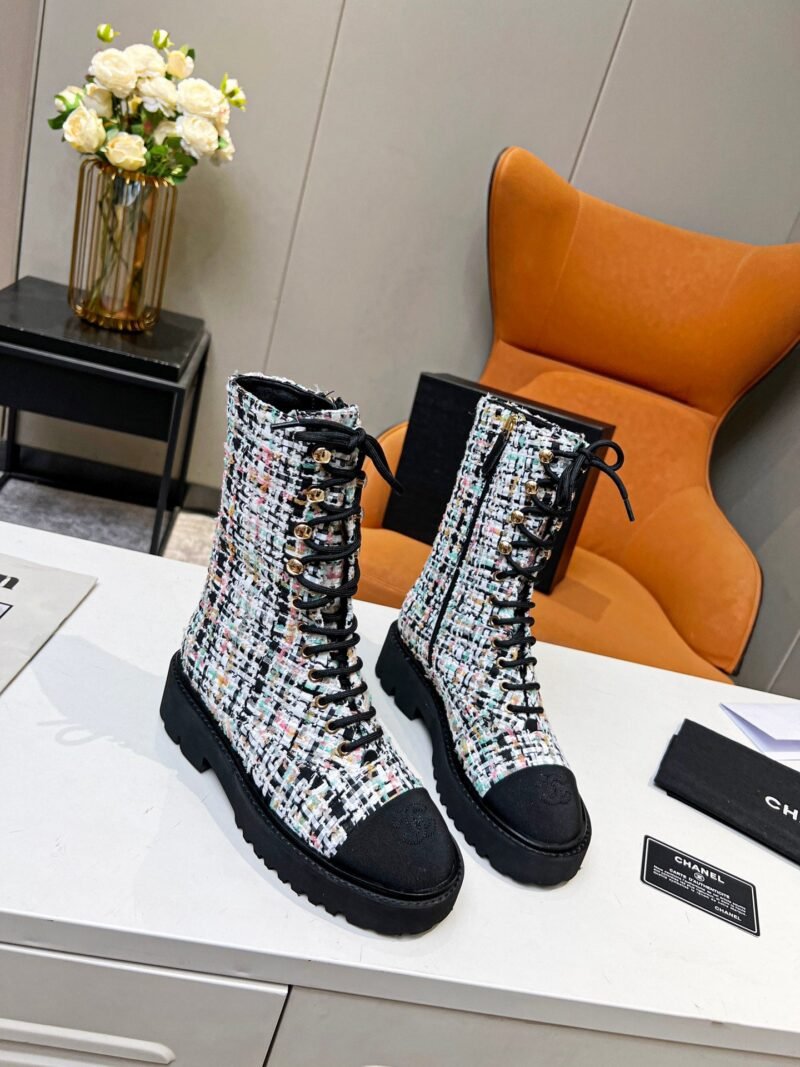 Botines de cordón Chanel