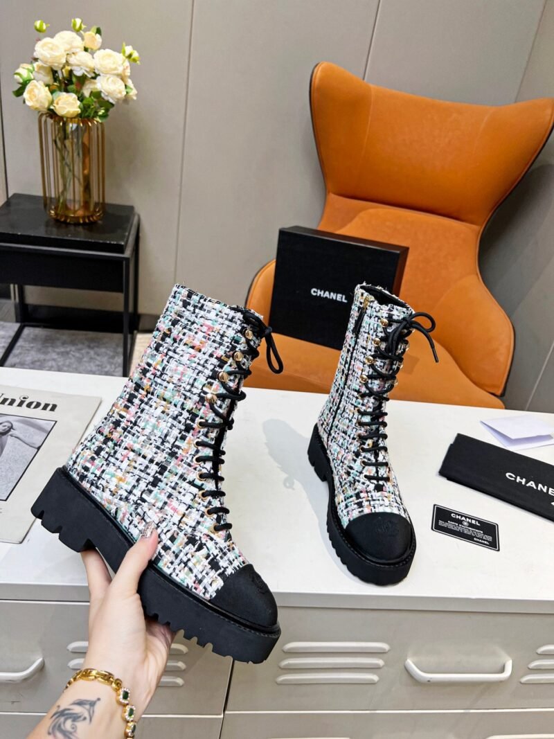 Botines de cordón Chanel - Imagen 4
