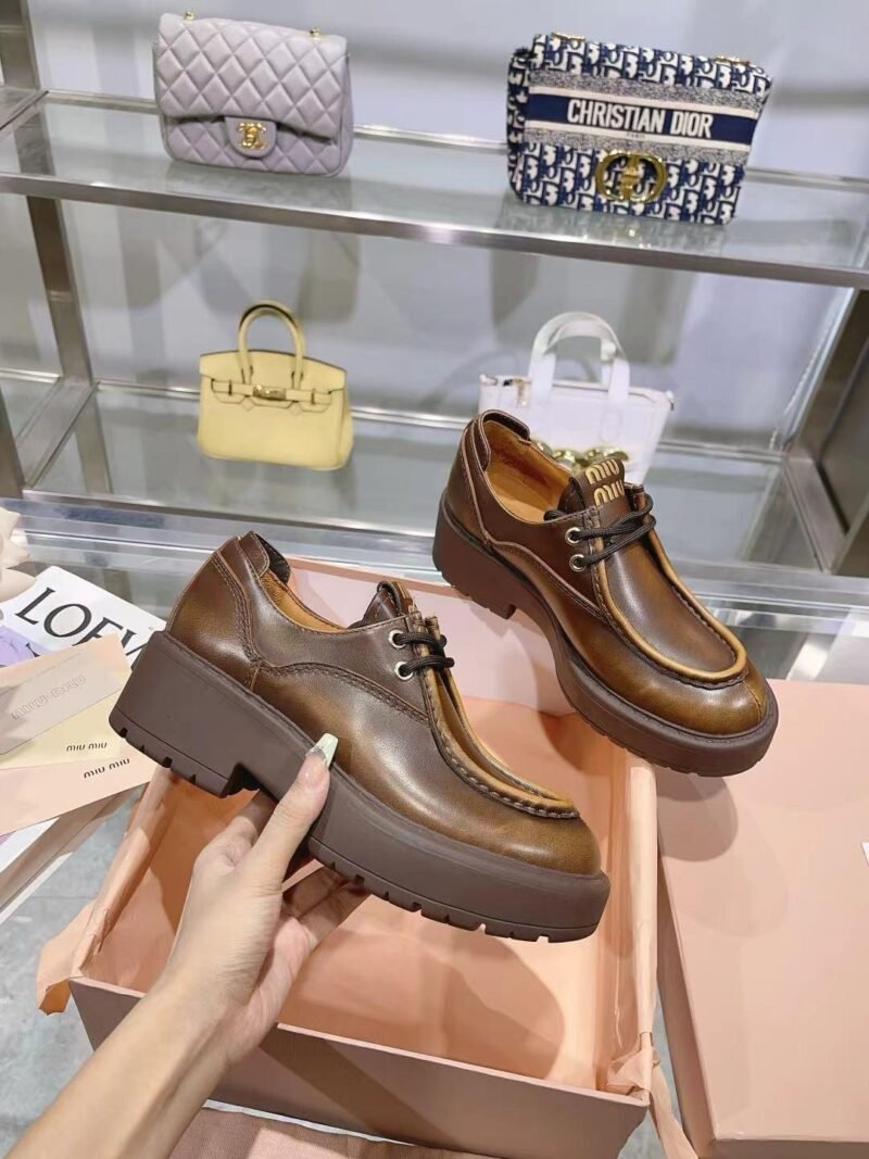 Zapato Laced Fumé Miu Miu - Imagen 6