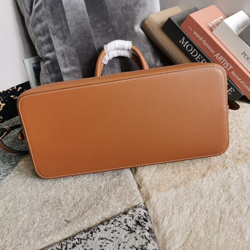 BOLSO CABAS DE FRANCE MEDIANO DE LONA TRIOMPHE Y PIEL CELINE - Imagen 2