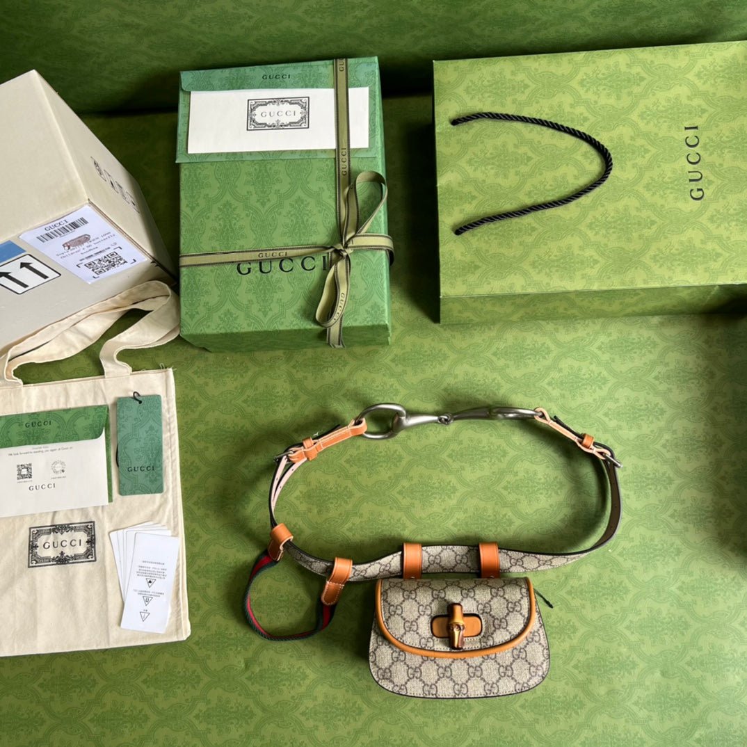 Gucci Bamboo 1947 riñonera mini GUCCI