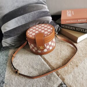 BOLSO TAMBOUR PEQUEÑO DE TEJIDO CELINE