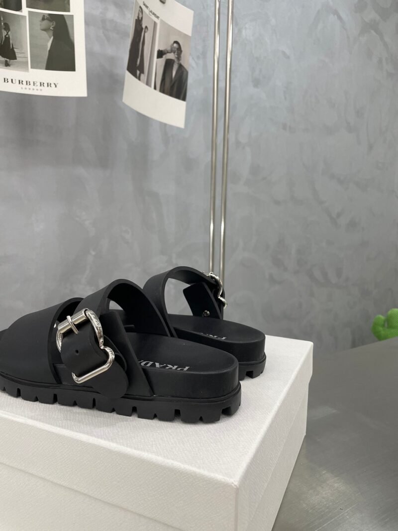 Sandalias de piel PRADA - Imagen 8