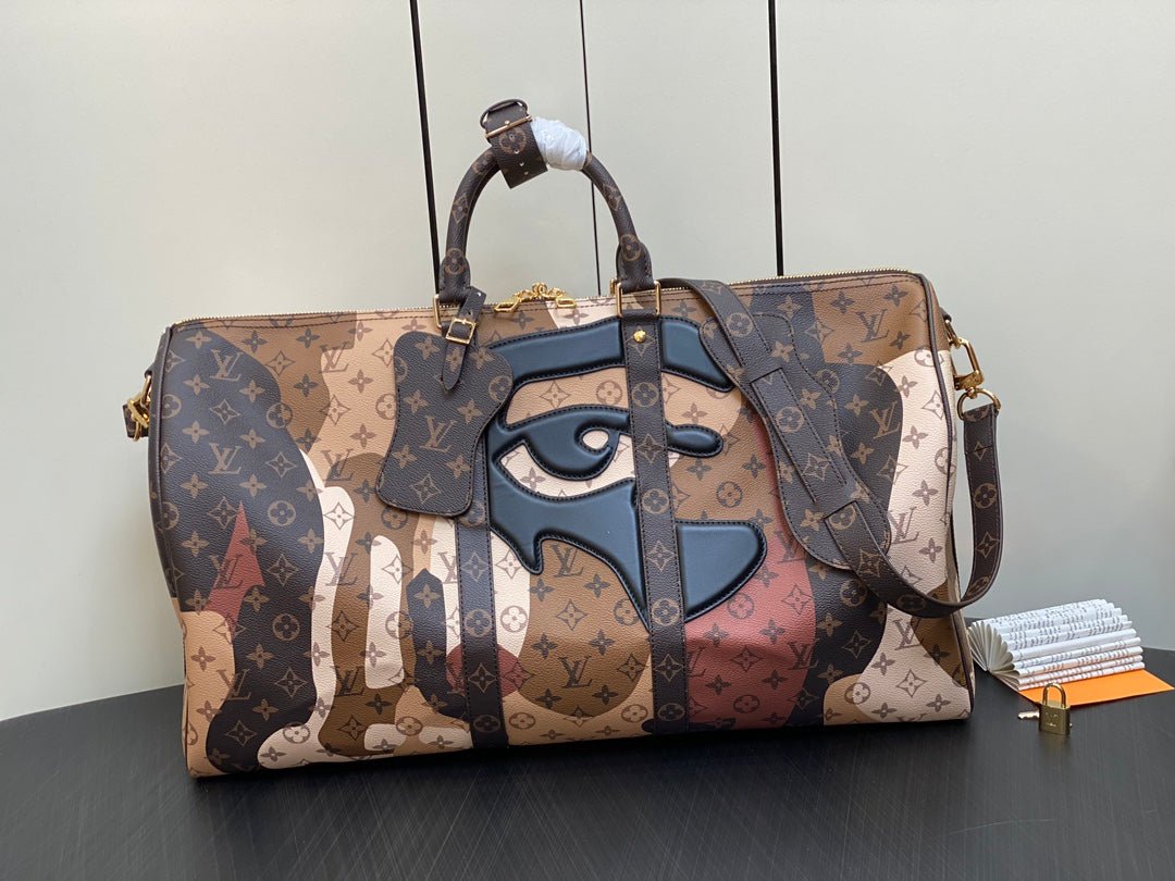 Keepall con bandolera 55 Louis Vuitton