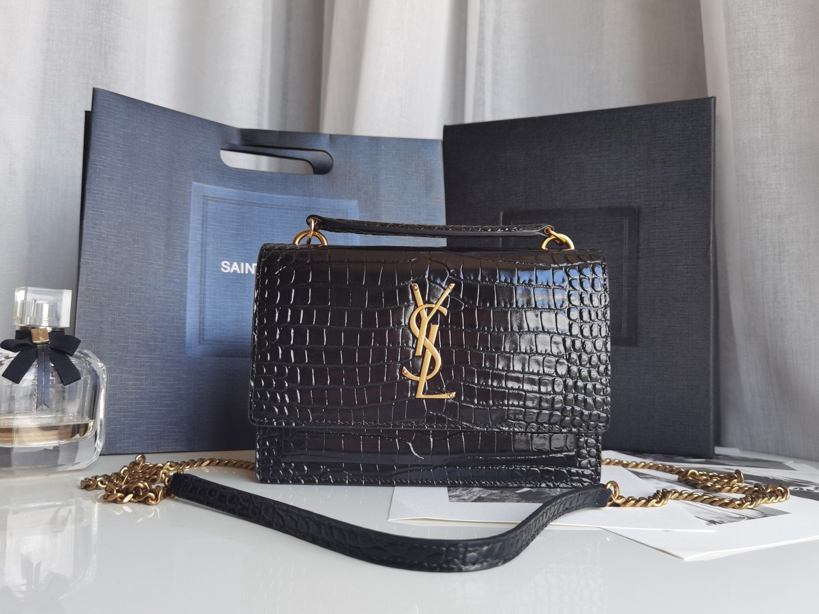 BOLSO DE CADENA SUNSET YSL