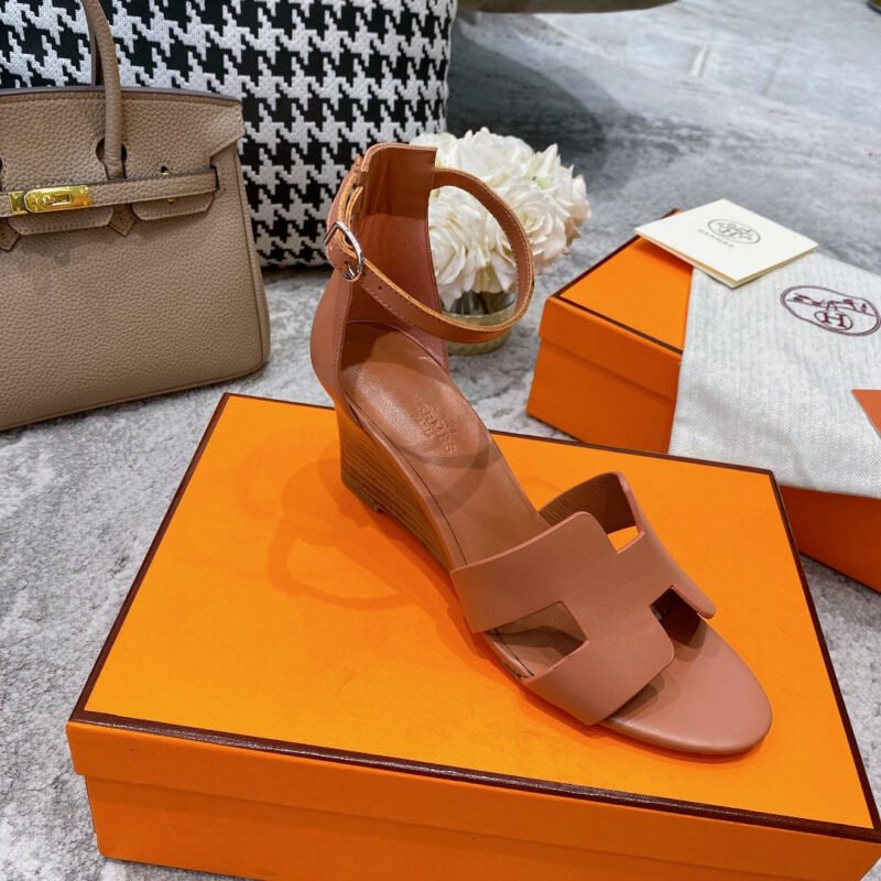 Sandalias Santorini de tacón HERMES - Imagen 5