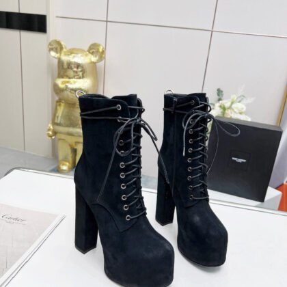 Botines Cherry de Plataforma Piel YSL