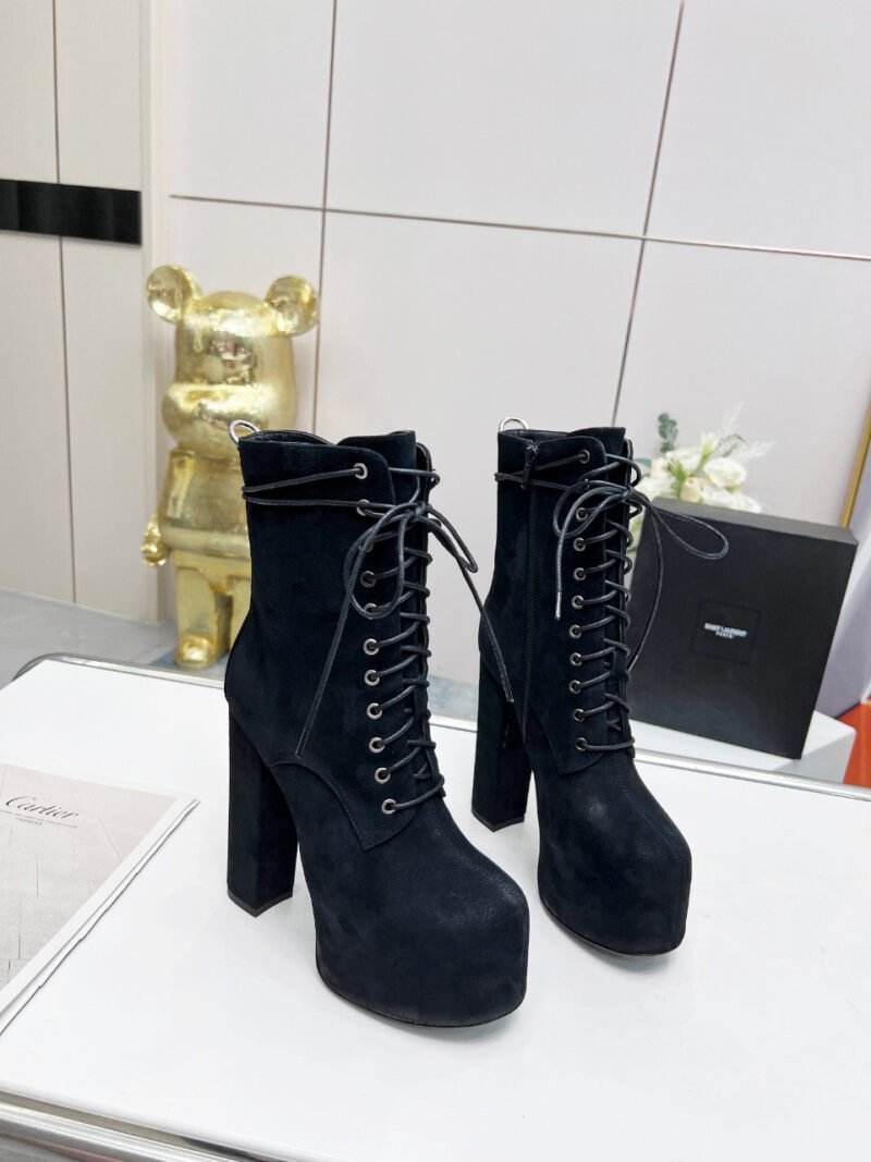 Botines Cherry de Plataforma Piel YSL
