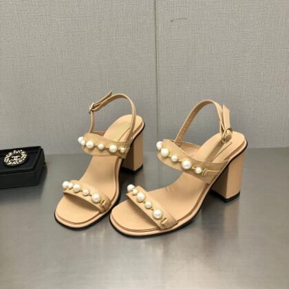 Sandalias de tacón alto chanel