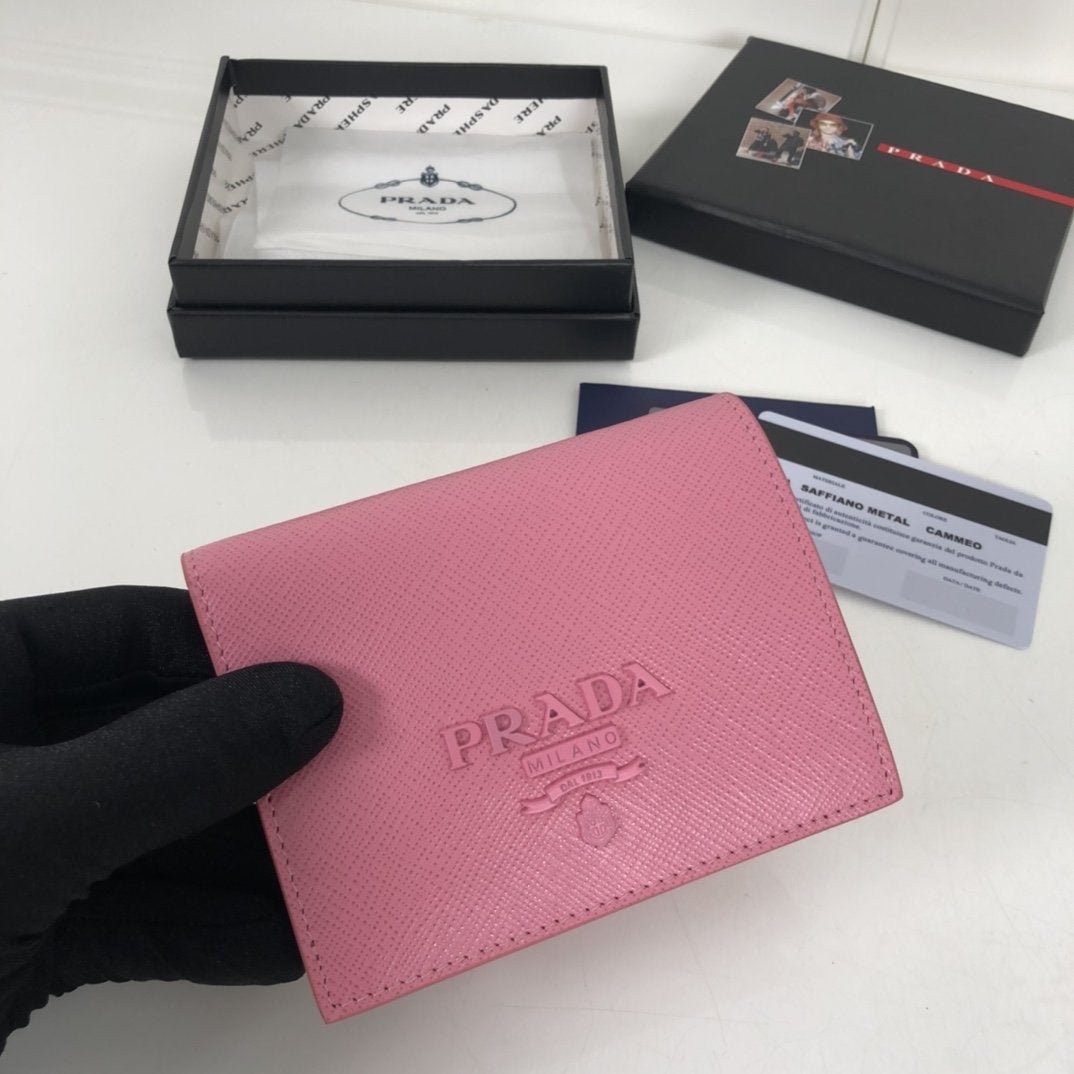 Monedero de piel Saffiano PRADA