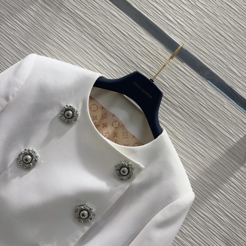 Chaqueta cropped de mikado LOUIS VUITTON - Imagen 2