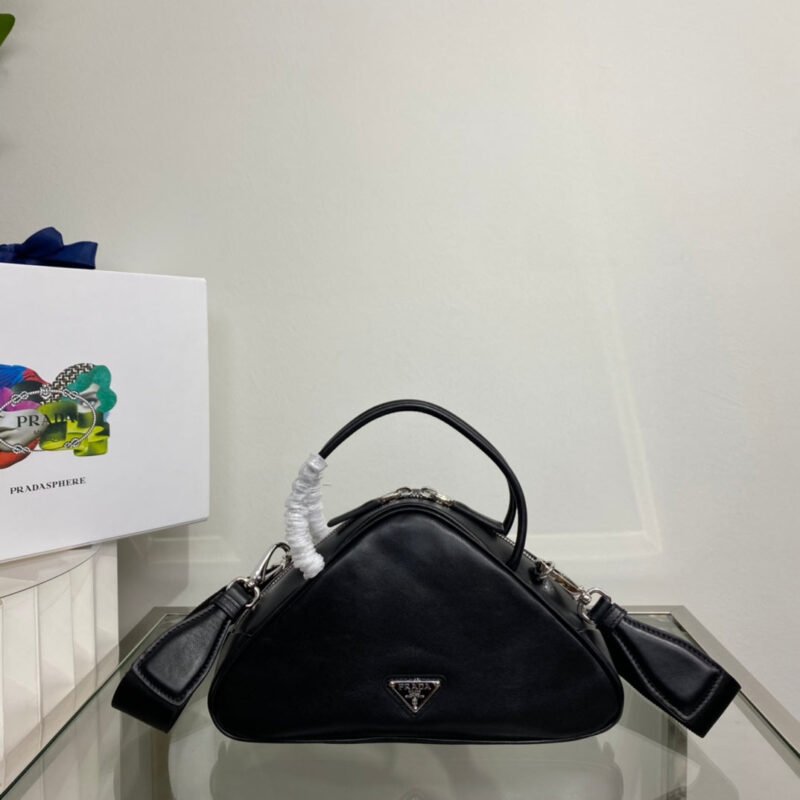 Bolso de piel con asa PRADA