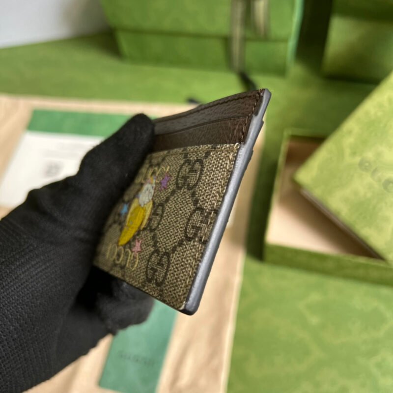 Tarjetero con estampado de Gucci y Bananya - Imagen 2