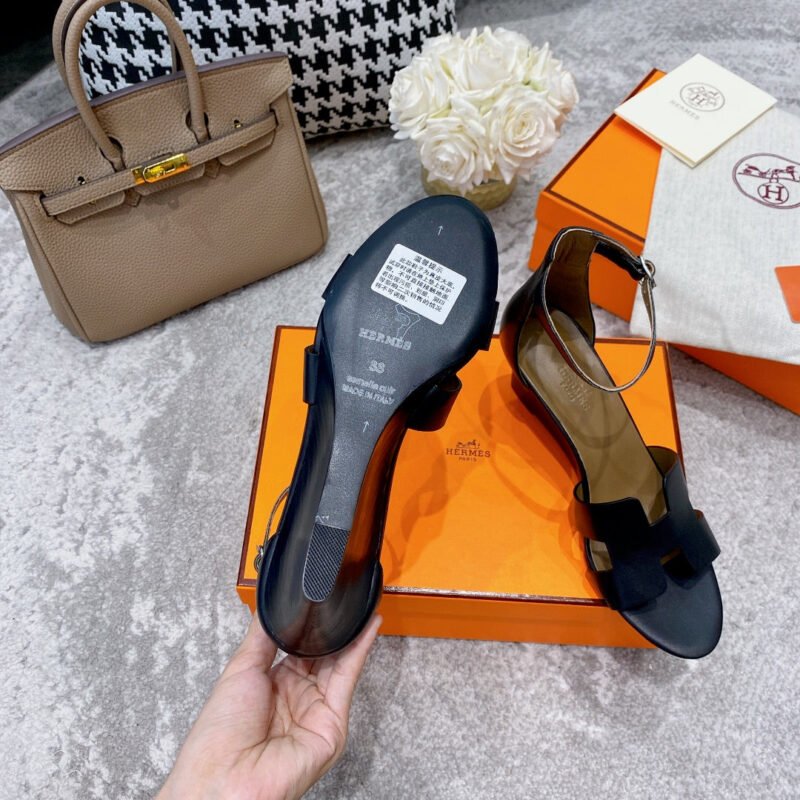 Sandalias Santorini de tacón HERMES - Imagen 7