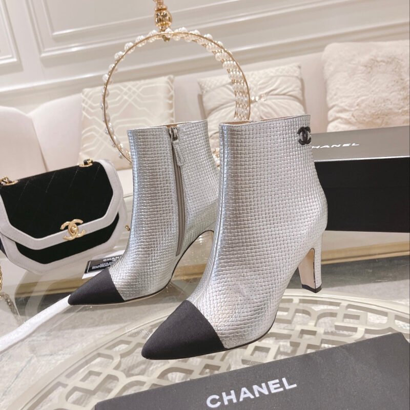 Botines con tacón Chanel - Imagen 5