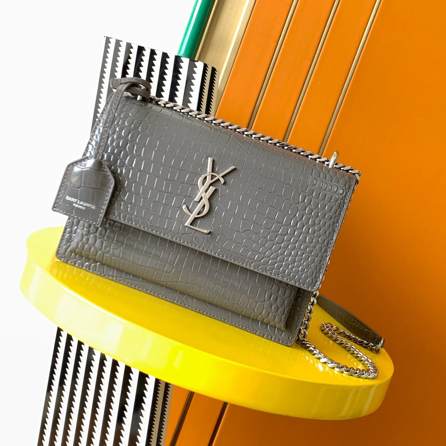 Bolso con cadena mediano Sunset YSL