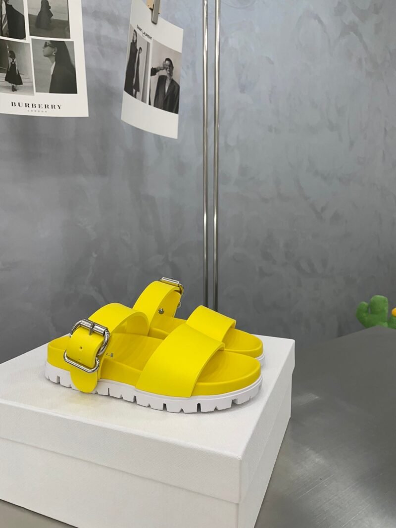 Sandalias de piel PRADA - Imagen 4