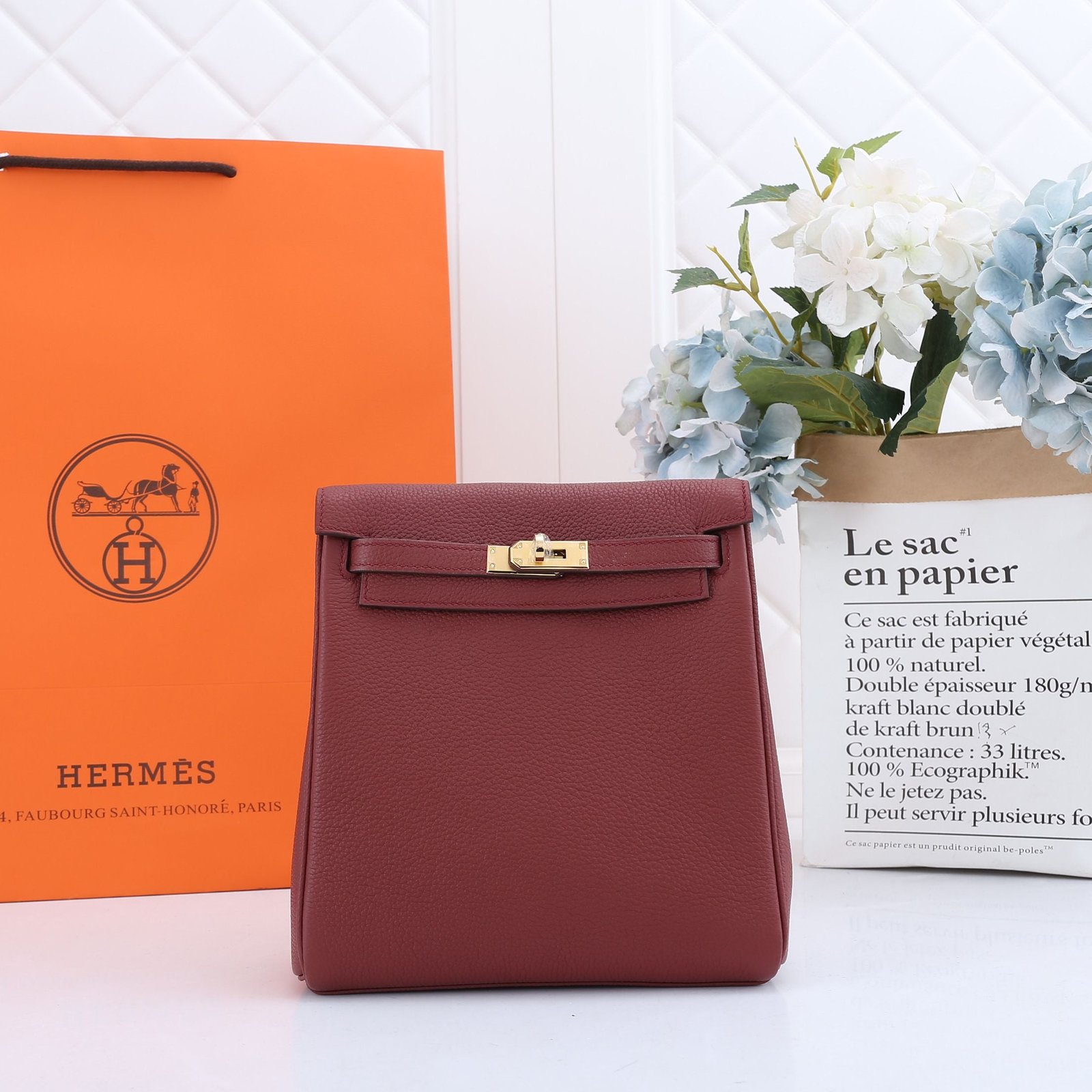 mochila Kelly Ado Hermès