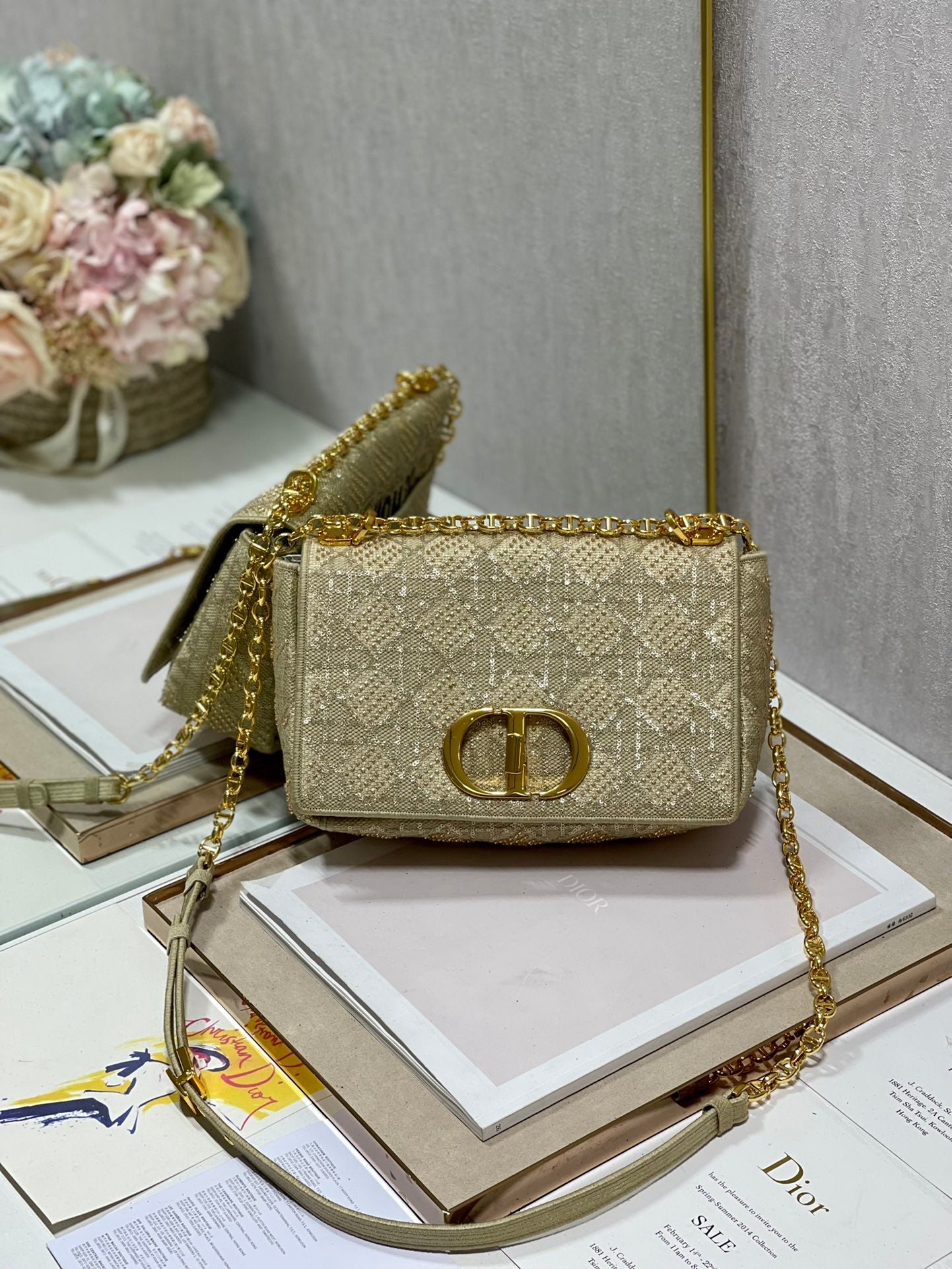 Bolso pequeño Dior Caro
