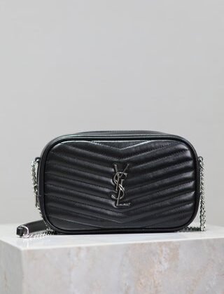 Bolso Lou mini de piel acolchada YSL