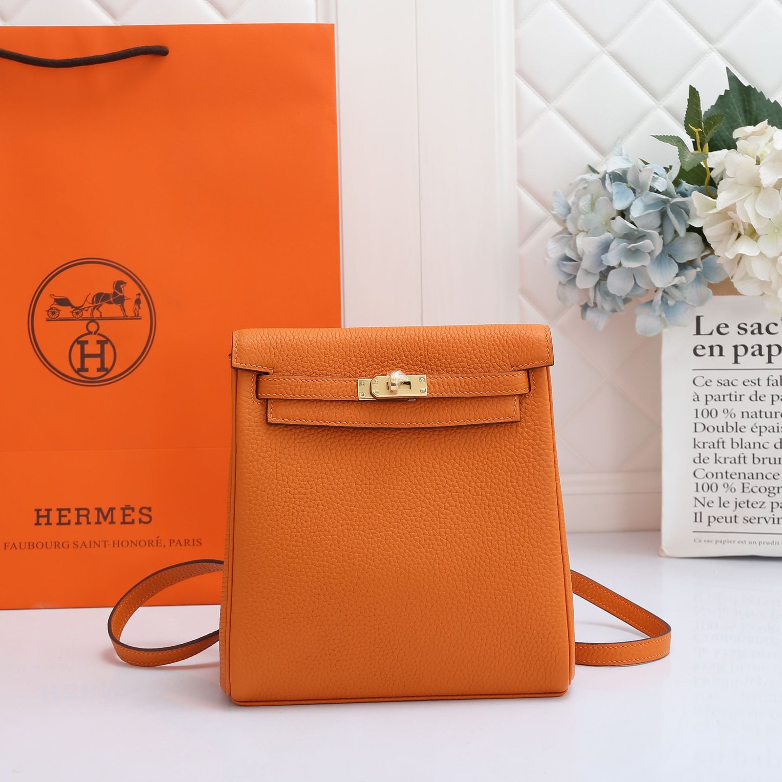 mochila Kelly Ado Hermès
