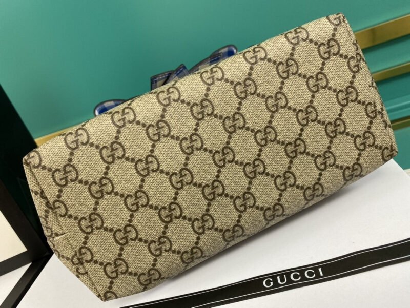 Tote Infantil GG con Lazo de Cuadros GUCCI - Imagen 16