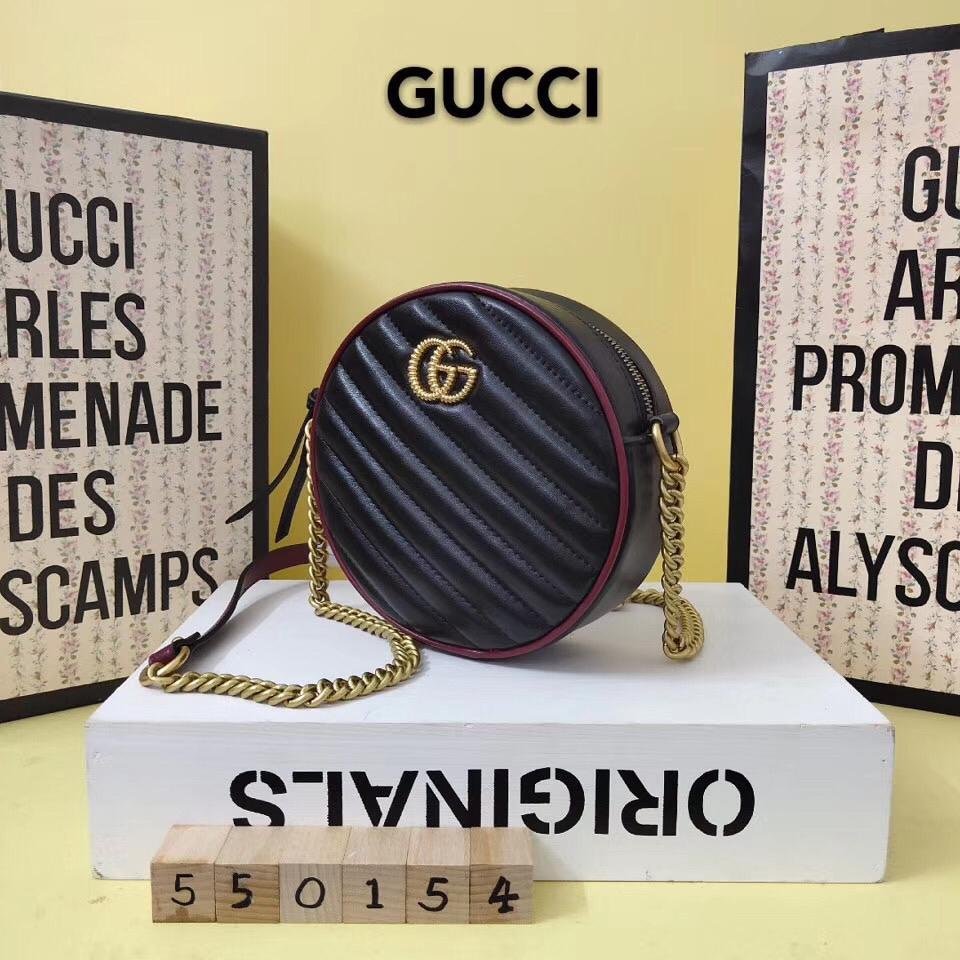 Bolso de Hombro GG Marmont Redondo GUCCI