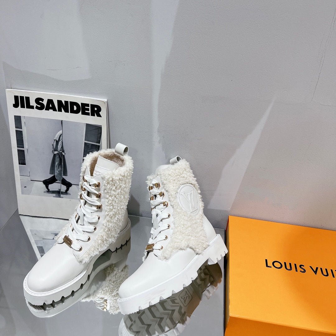 Bota Militar Plana Territory Louis Vuitton
